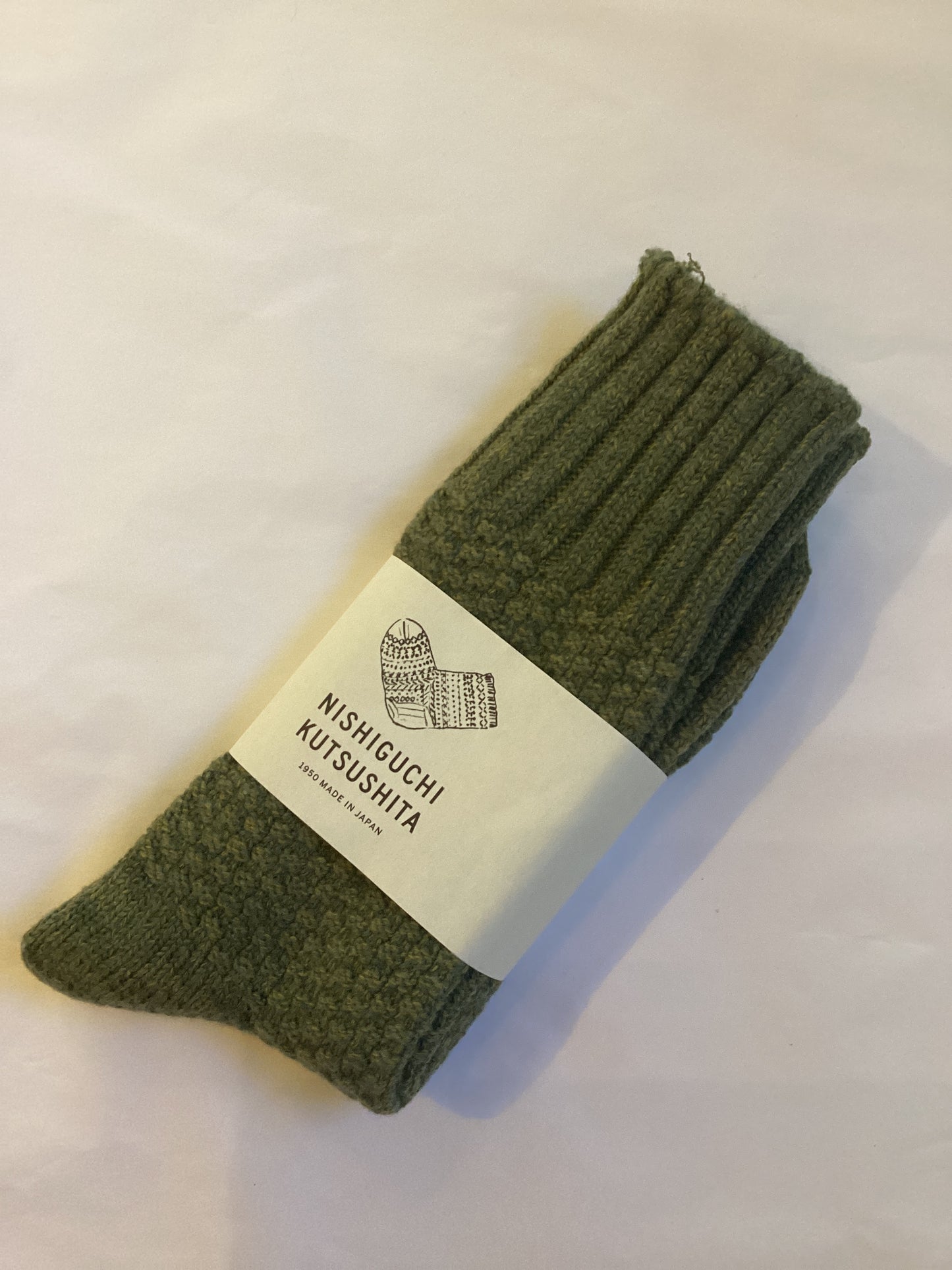 Nishiguchi Kutsushita Wool Cotton Boot Socks