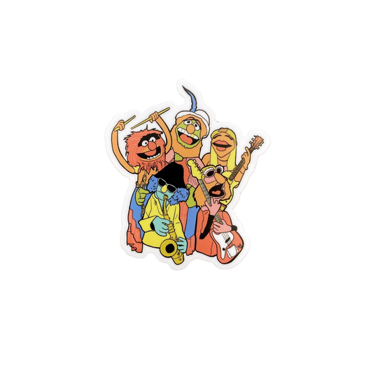 Dr. Teeth and the Electric Mayhem - Muppets Vinyl Sticker