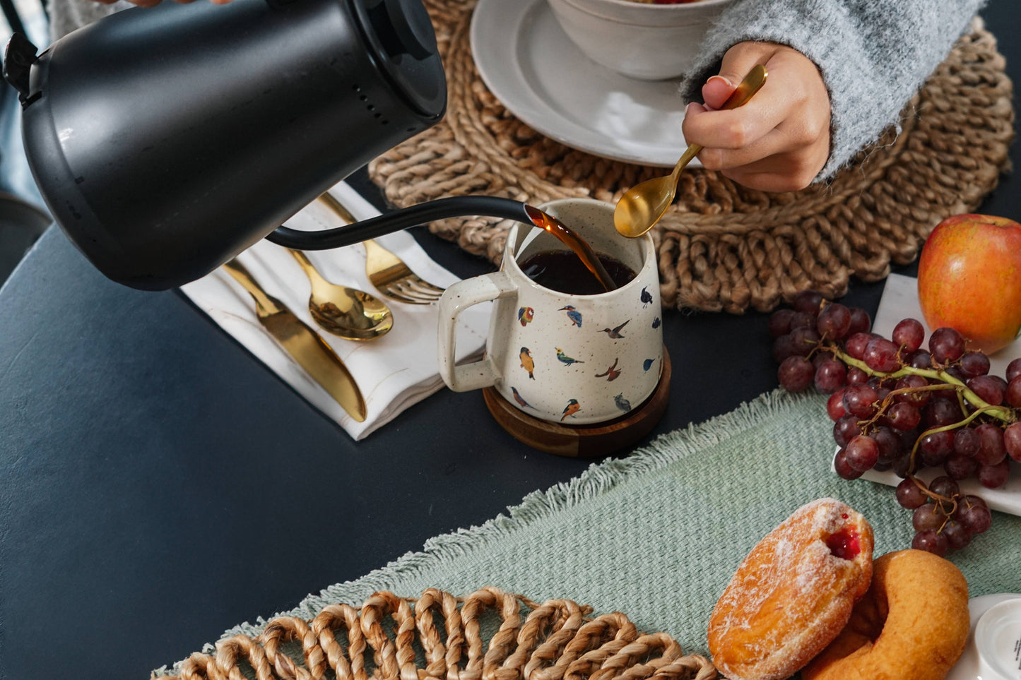 Nature's Symphony Ceramic Birdwatcher's Mug