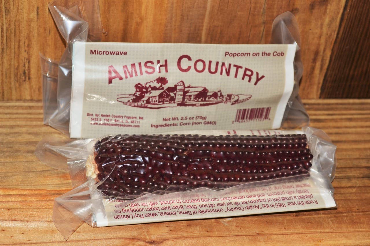 Red Popcorn Microwave Cobs