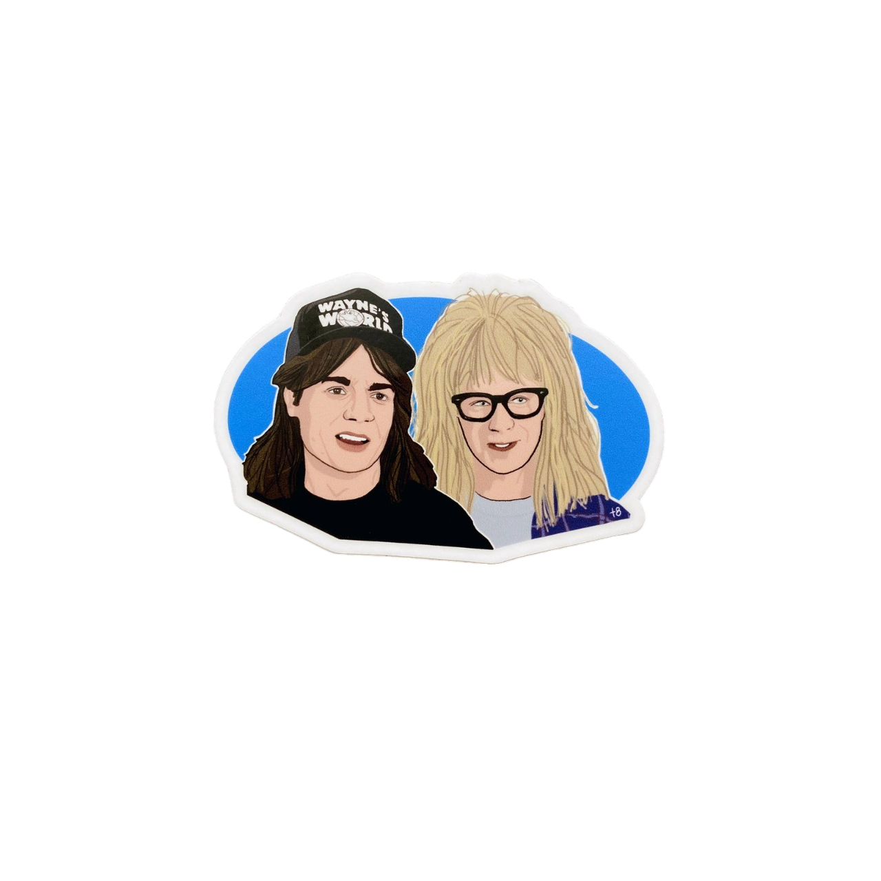 Wayne and Garth - Wayne’s World Vinyl Sticker