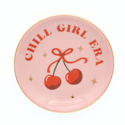 Chill Girl Era - Round Trinket Tray