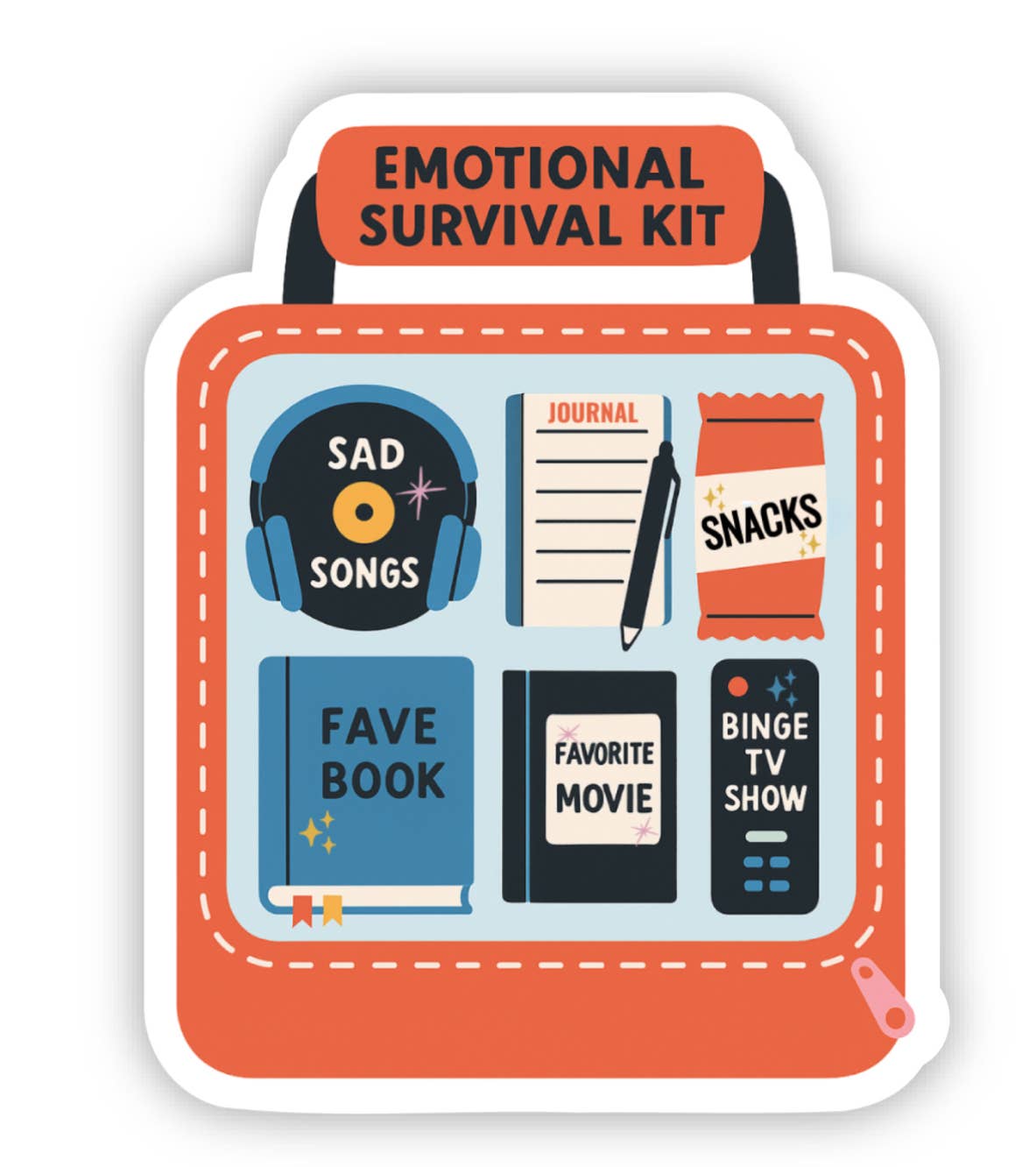 Emotional Survival Kit Sticker