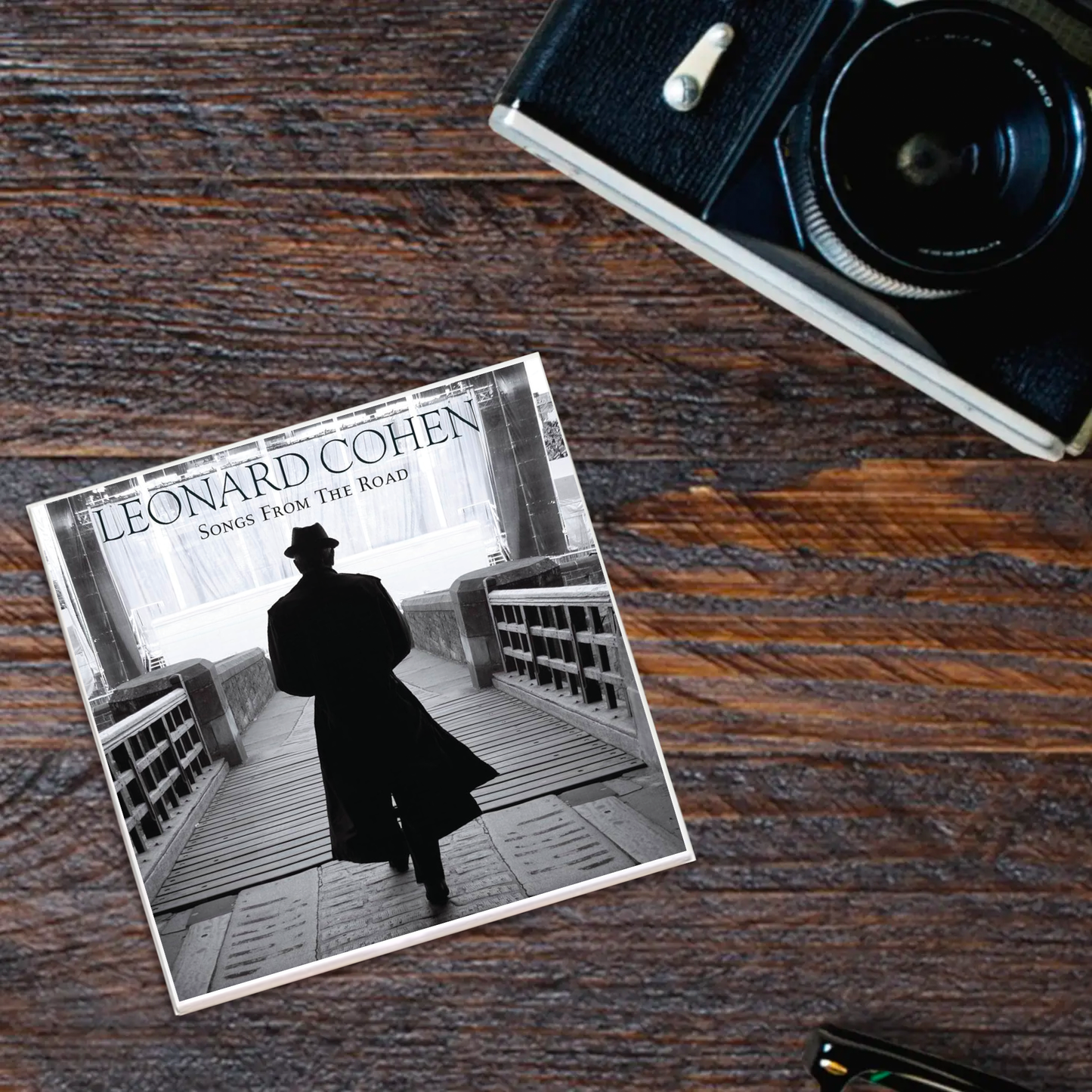 Leonard Cohen Songs From the Road Album Coaster
