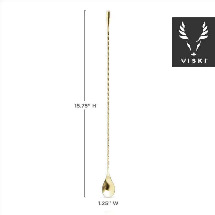 Belmont™ Gold-Plated Weighted Barspoon