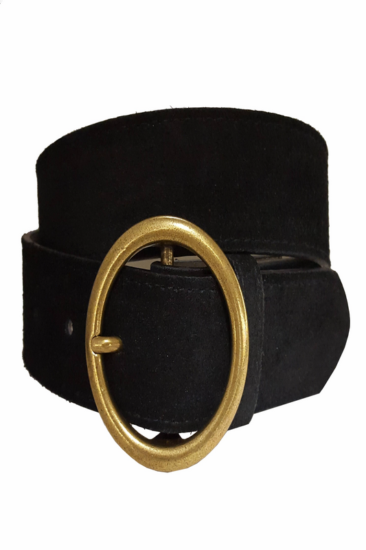 Genuine Cow Suede Leather Belt