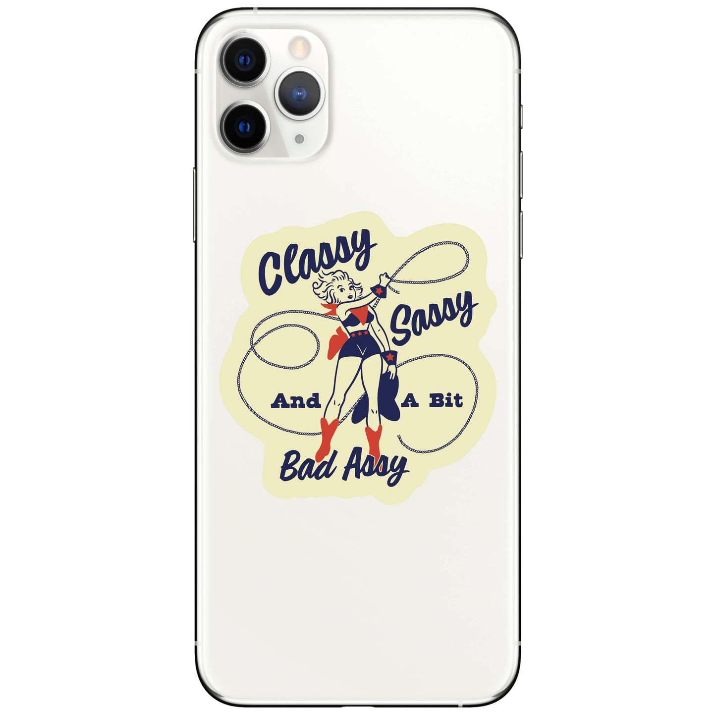 Sassy Swear Cowgirl Western High Quality Vinyl Sticker