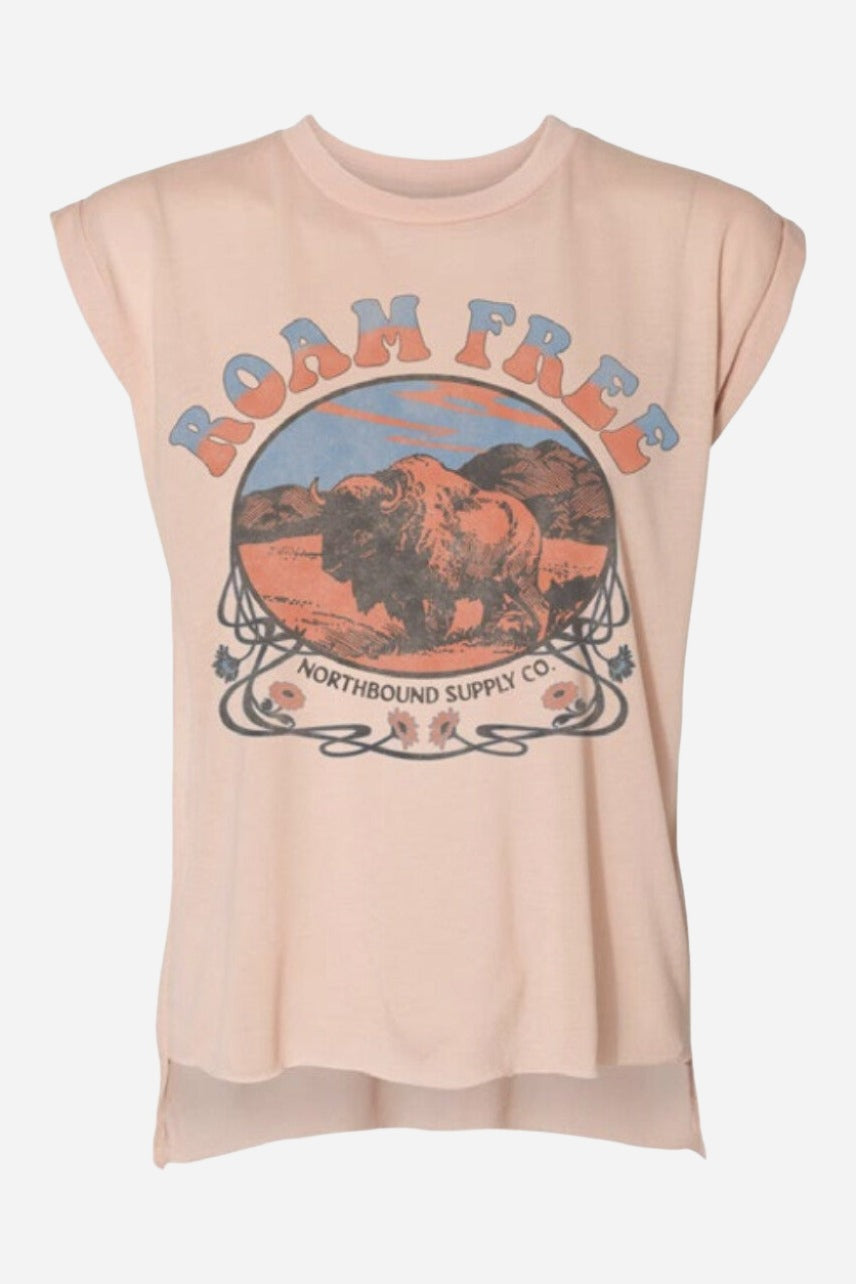 Roam Free Flowy Muscle Tee