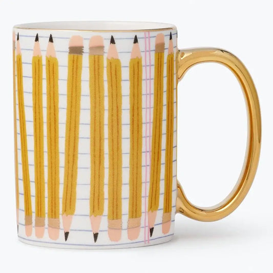 Pencils Porcelain Mug