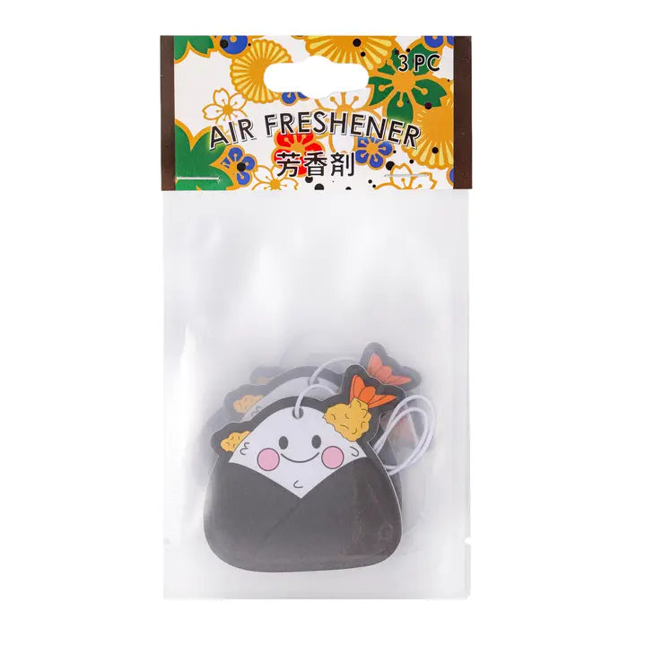 Onigiri 3 Piece Air Freshener Pack Jasmine
