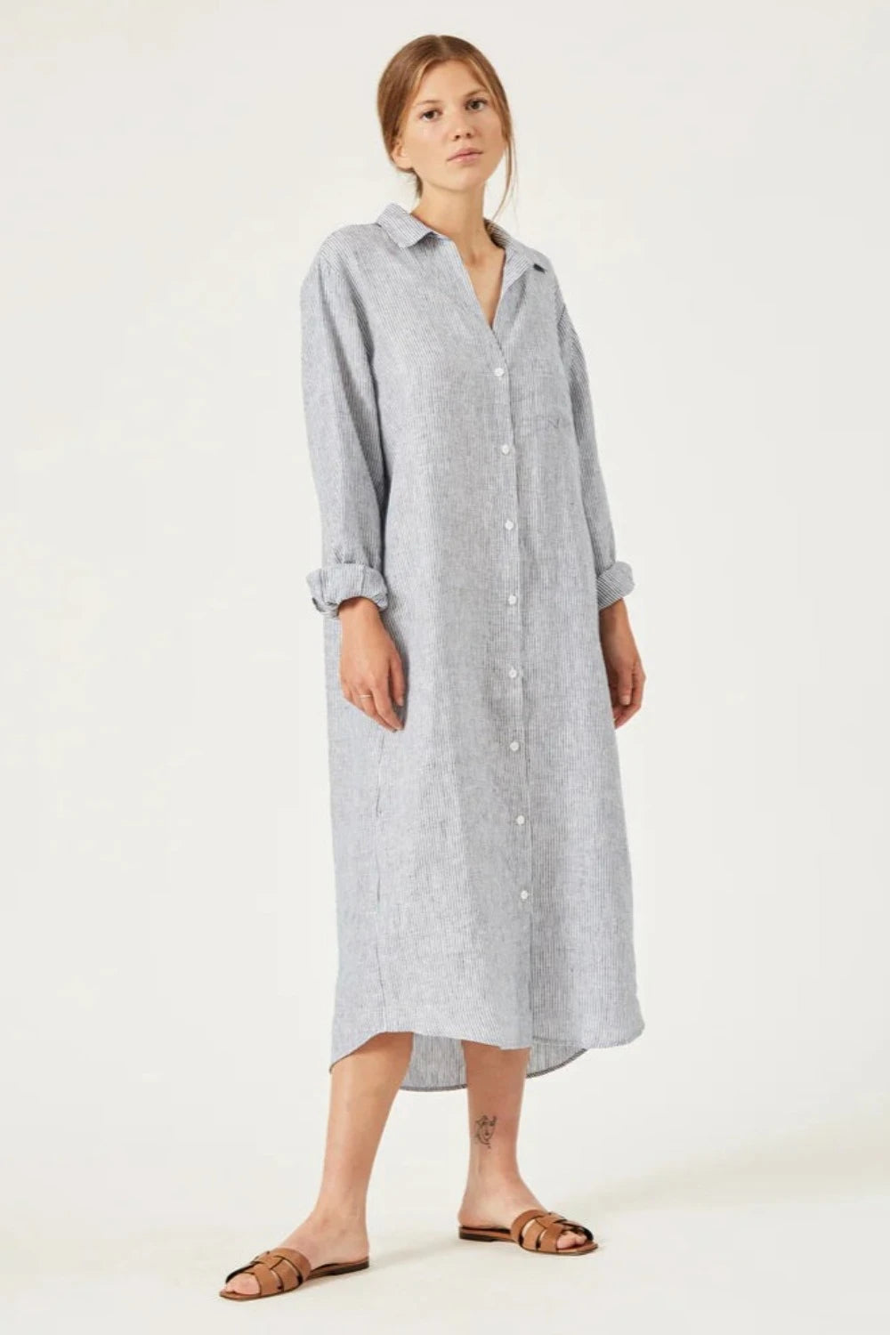 NICOLE Linen Dress