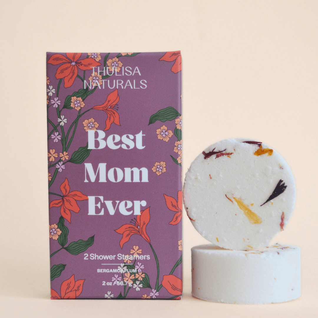 Best Mom Ever Shower Steamers | Bergamot Plum | Gift Set