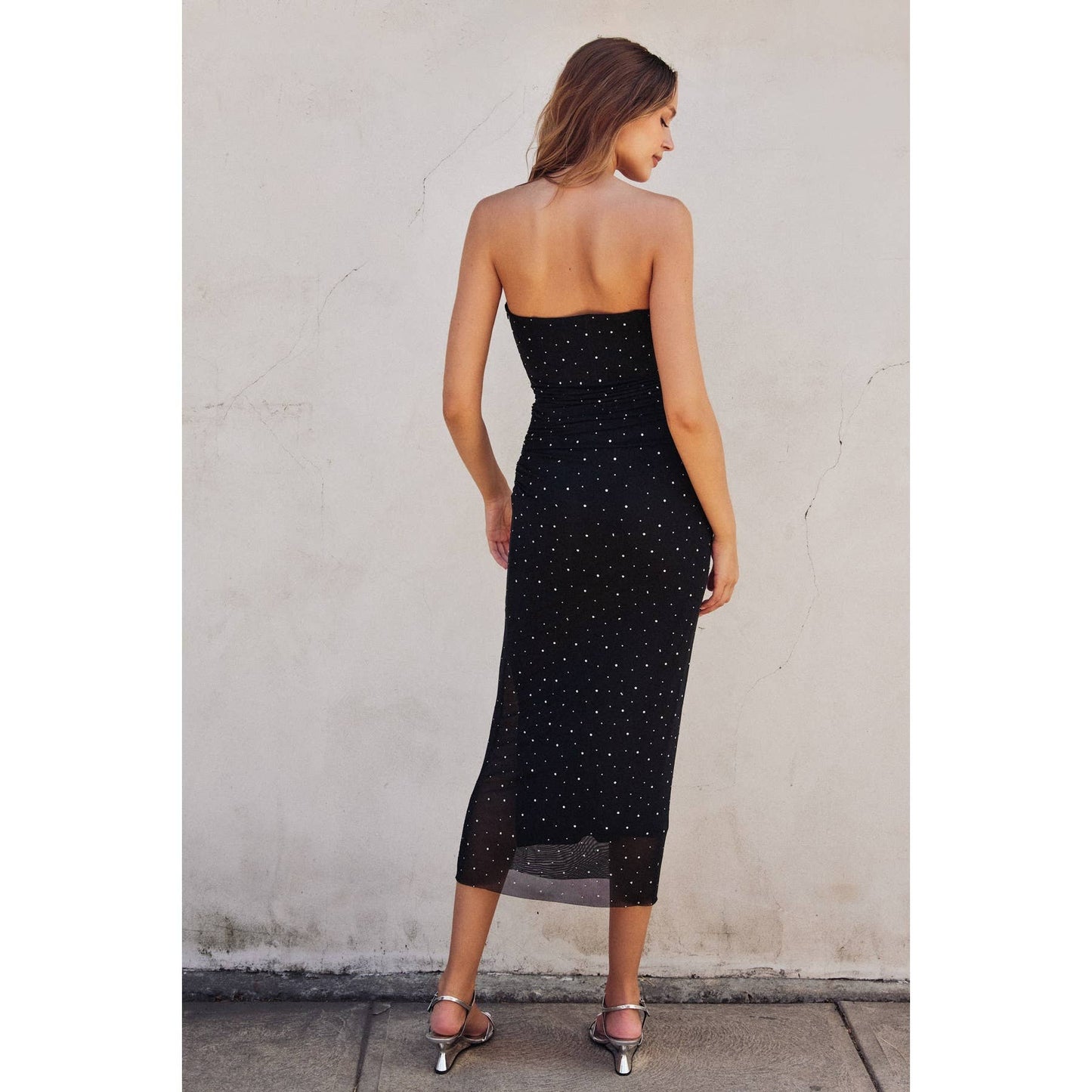 Mesh So Well Sweetheart Bodycon Maxi Dress