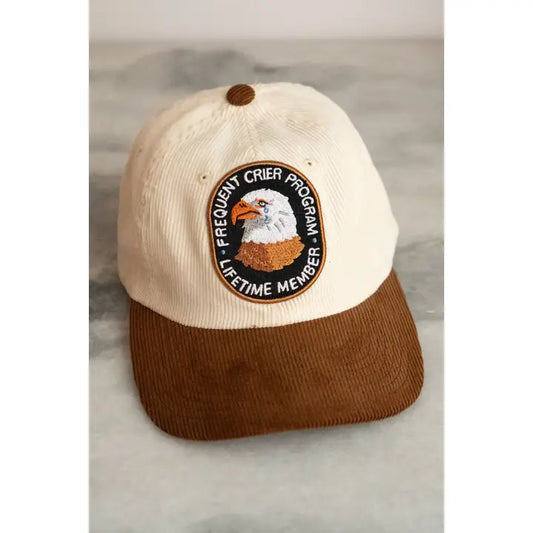 Frequent Crier Patched Corduroy Dad Hat