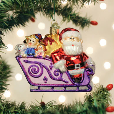 Santa And Friends Ornament