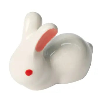 Rabbit Bunny Porcelain Chopsticks Rest