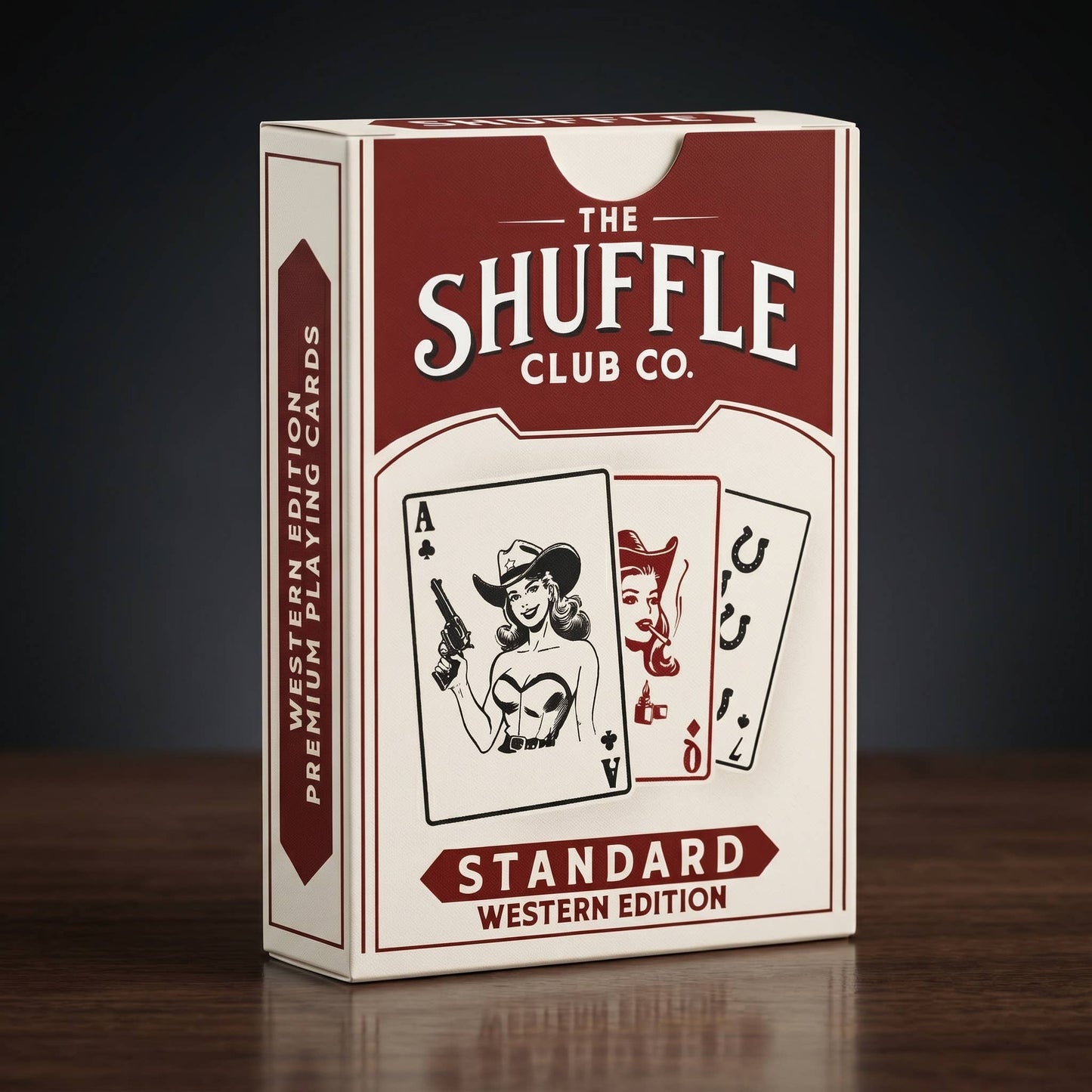 Western Playing Cards – Vintage Cowboy Deck with Custom Western Art & Premium Stock