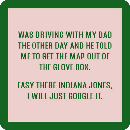 COASTER Indiana Jones | Funny Party Gift | Home Bar Decor