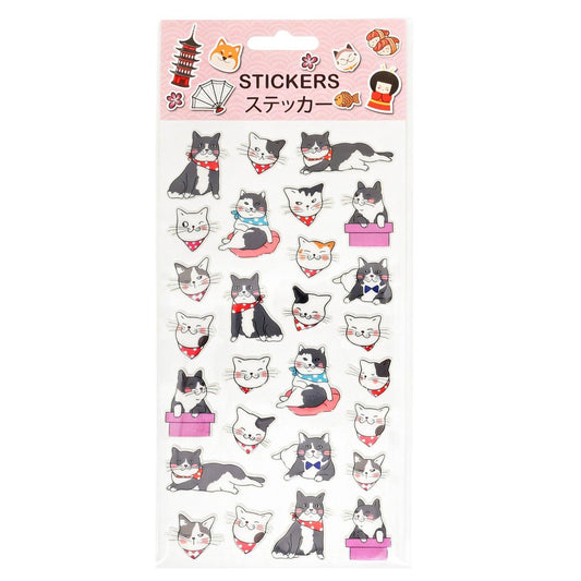 Cats Puffy Stickers