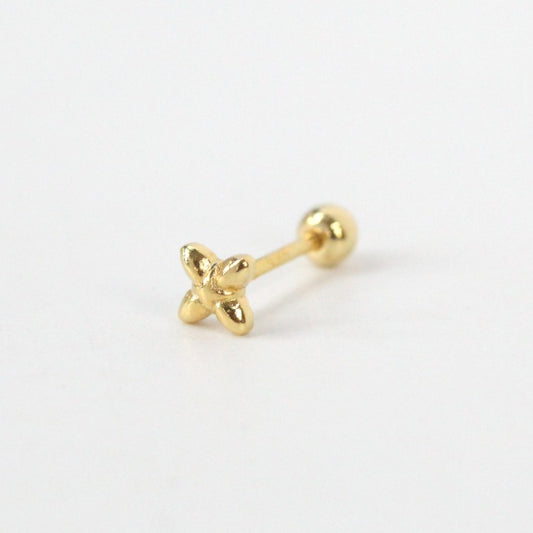 Tiny Jack Screw Back Earring