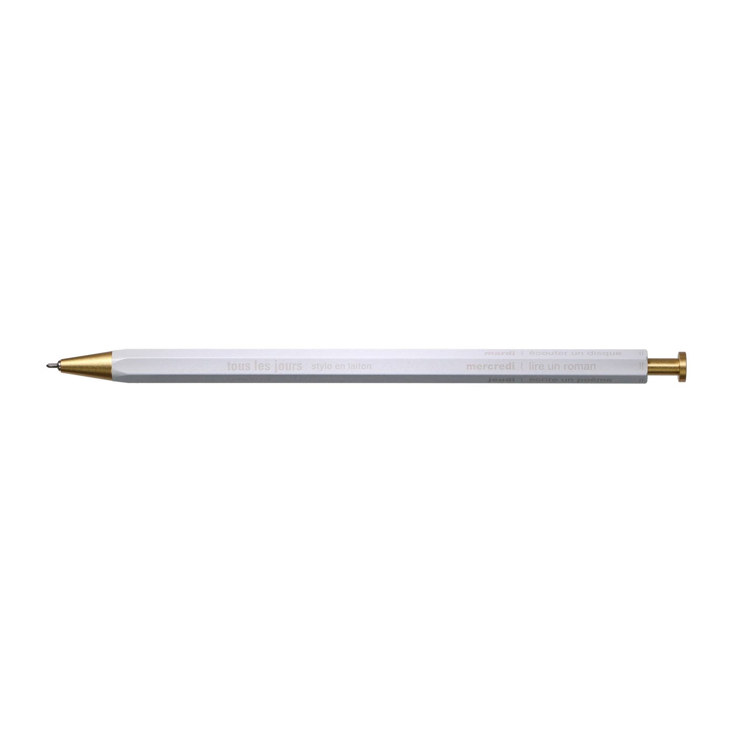 Gel Brass Ballpoint Pen | MARK'STYLE