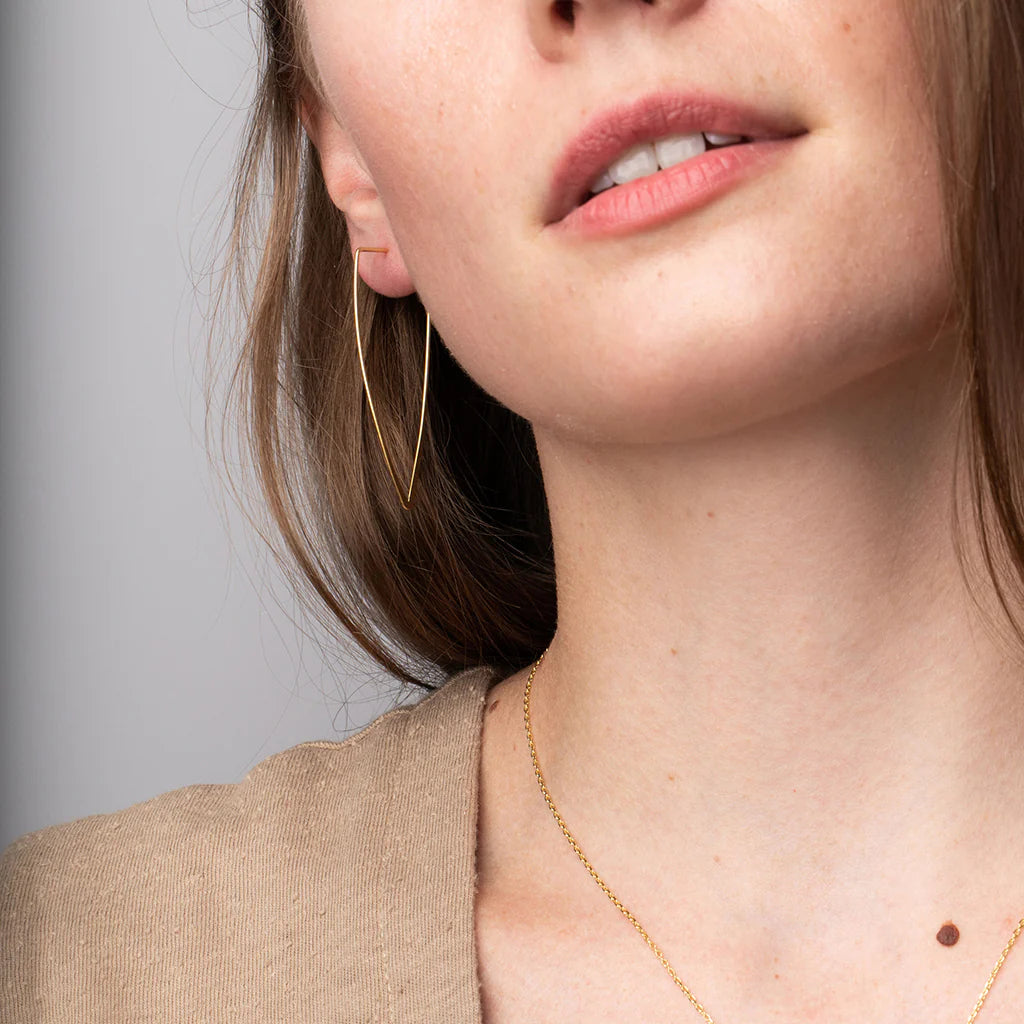 Galaxy Triangle Sterling Silver - Refined Earring Collection