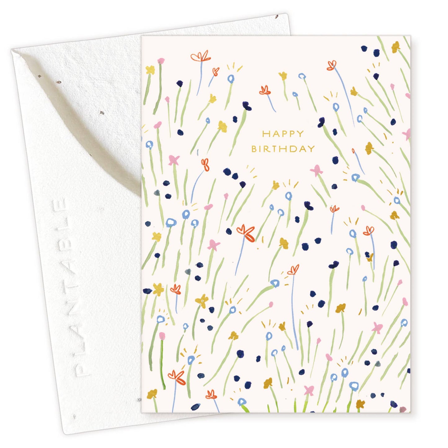 Sweetest Stems Sprout - Birthday Mini Greet Card (2.5"x3.5")