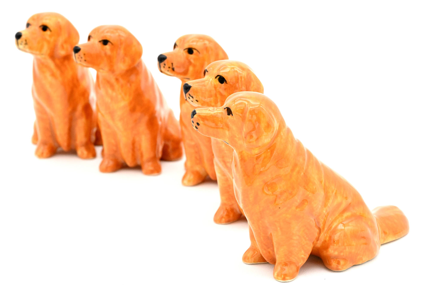 Miniature Ceramic Golden Retriever | Individual