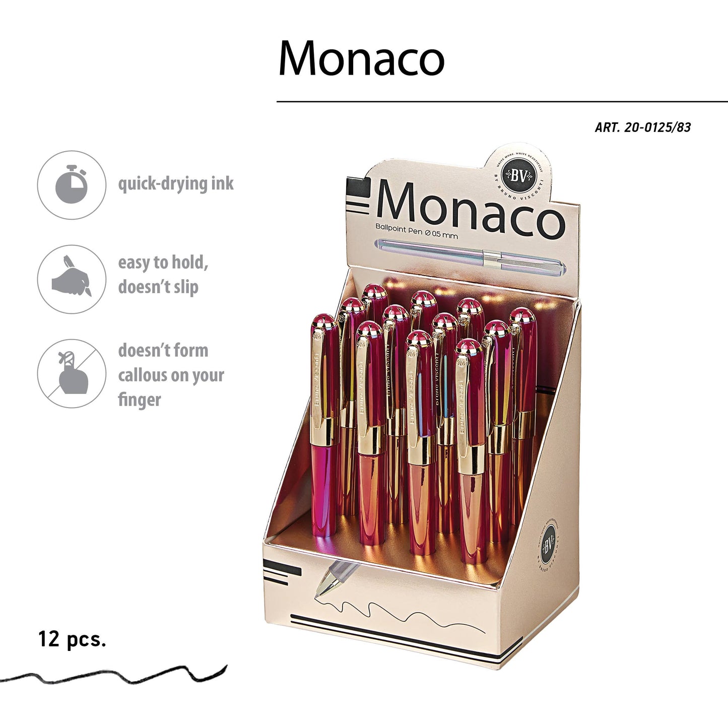 Monaco - Pearlescent Burgundy