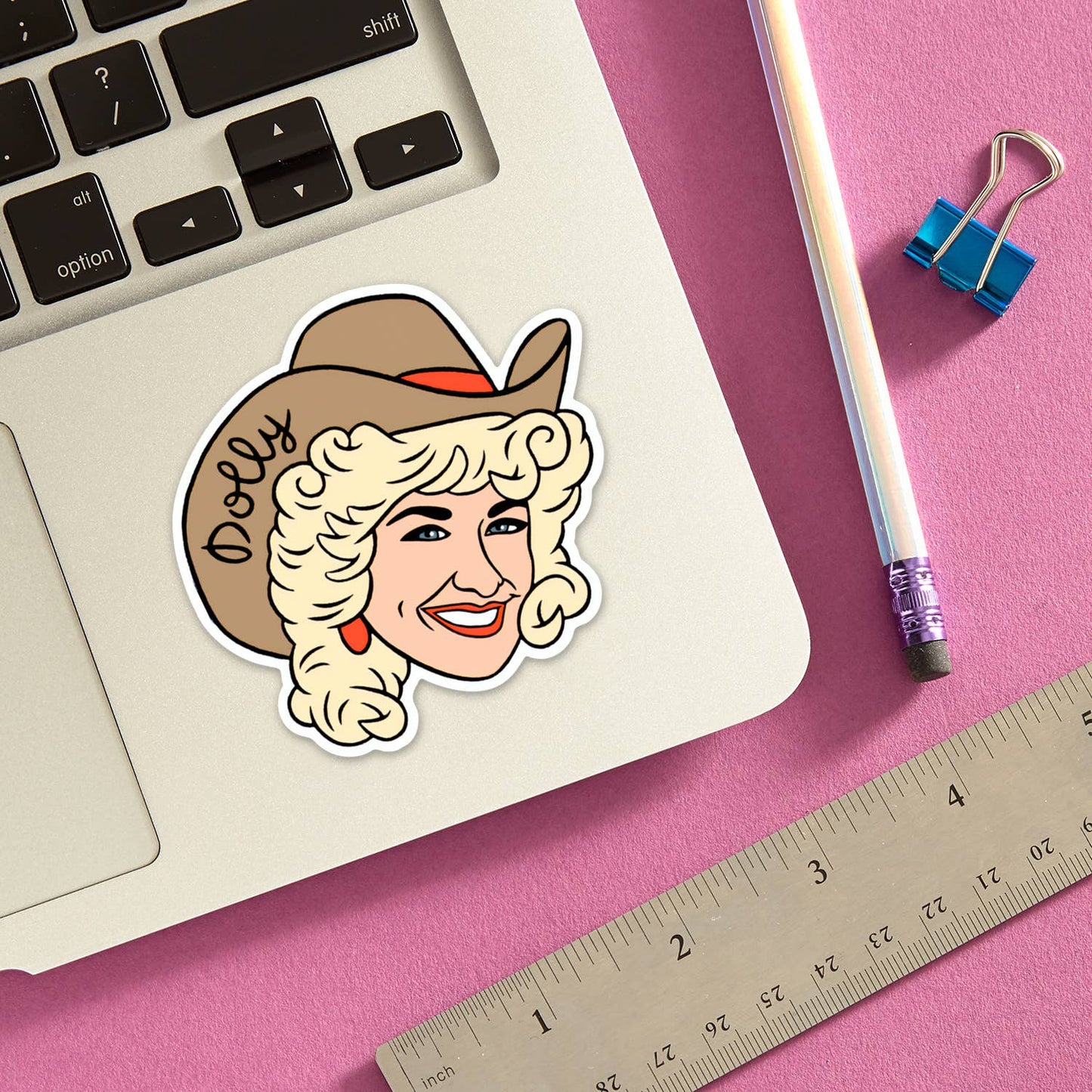 Dolly Parton Die Cut Sticker