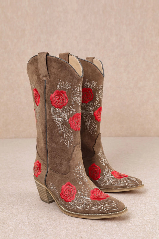 CALI Cowboy Boots | Coffee