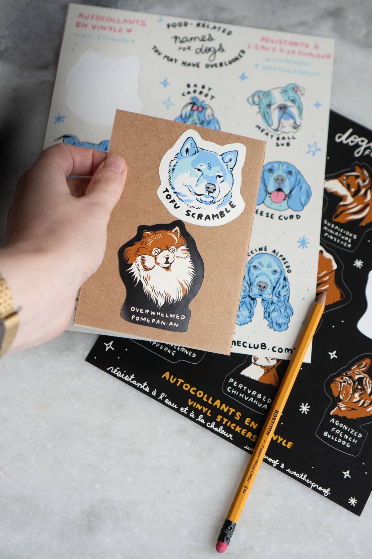 Food Dogs Mega Sticker Sheet