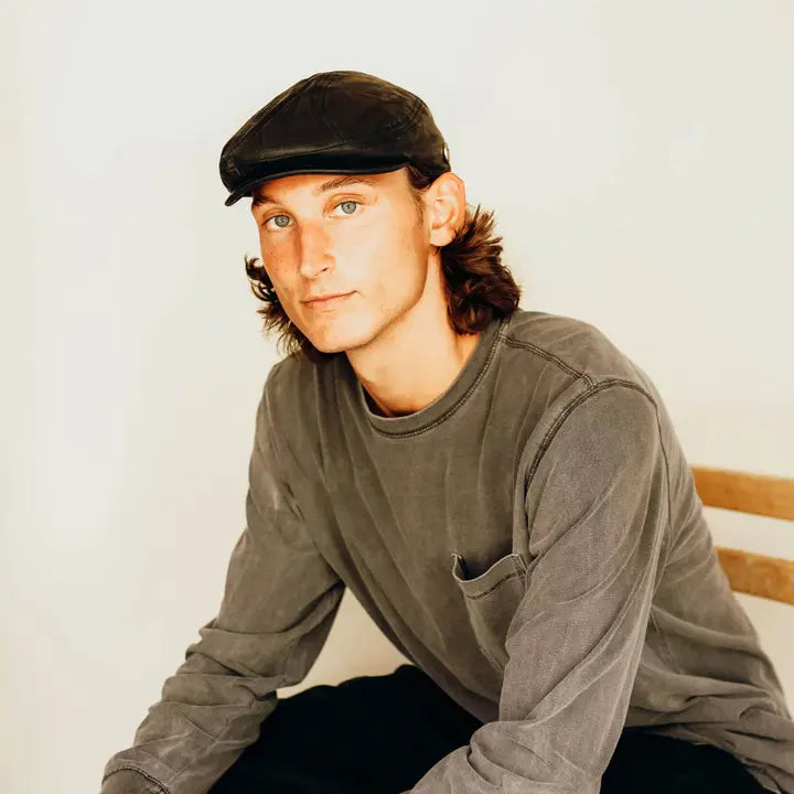 Leather Ivy Cap - Style Bookie