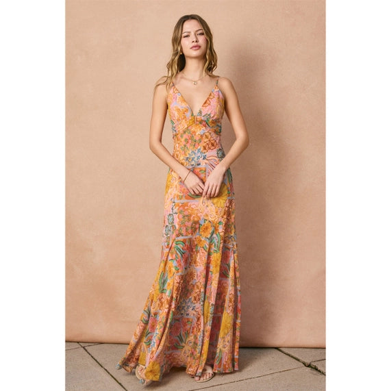Sevenfold Frilly Hem Maxi Dress