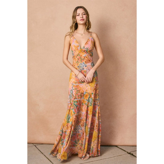 Sevenfold Frilly Hem Maxi Dress