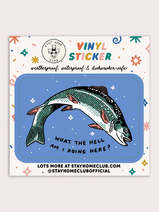 What The Hell Vinyl Sticker