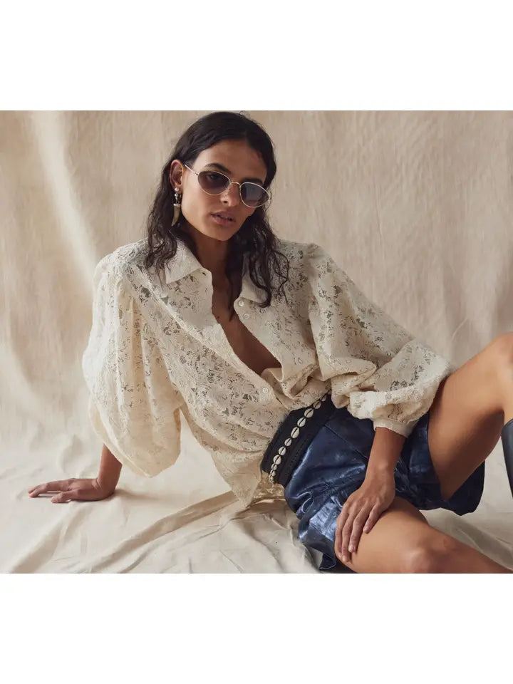 Claire Cotton Lace Shirt