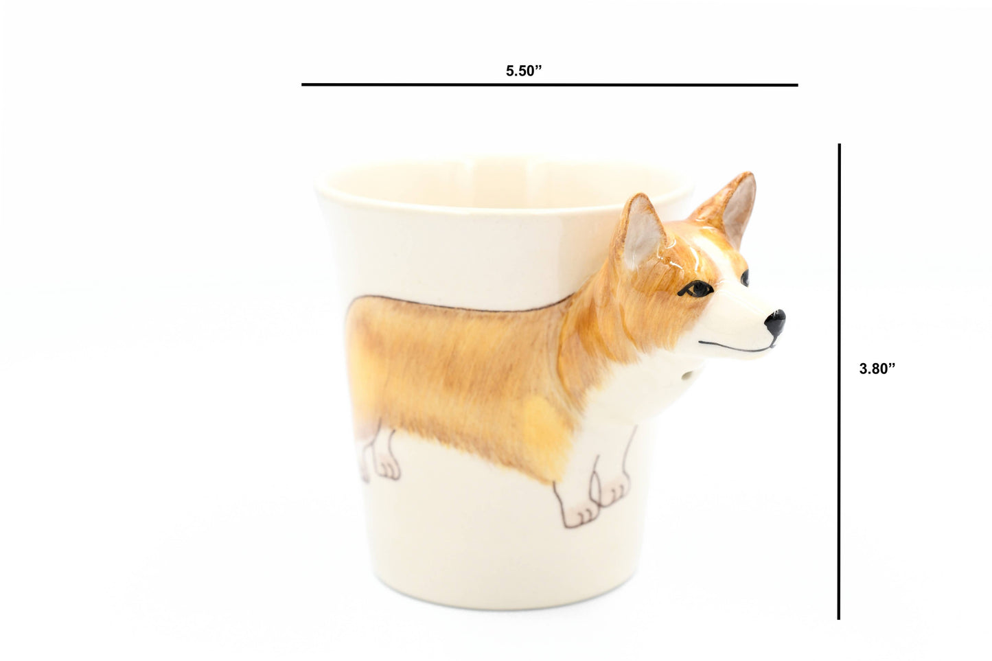 Corgi brown mug | 10 oz