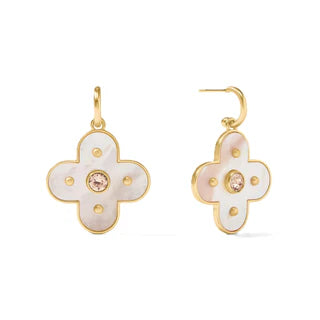 Colette Hoop & Charm Earring Champagne