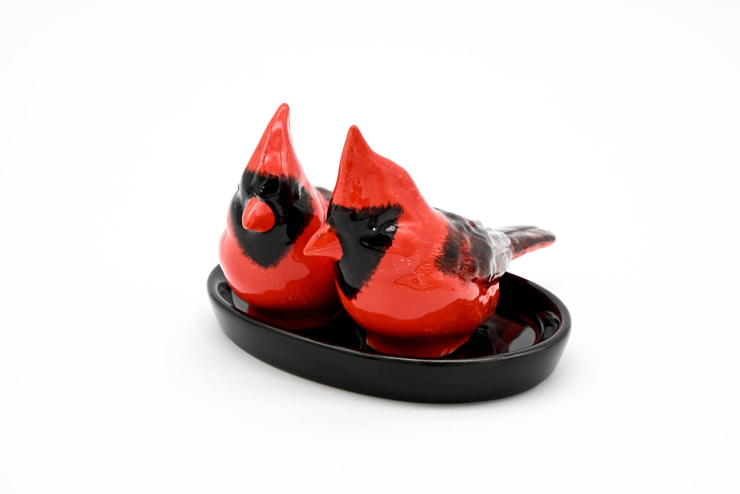 Cardinal Salt and Pepper Shakers