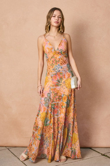 Sevenfold Frilly Hem Maxi Dress