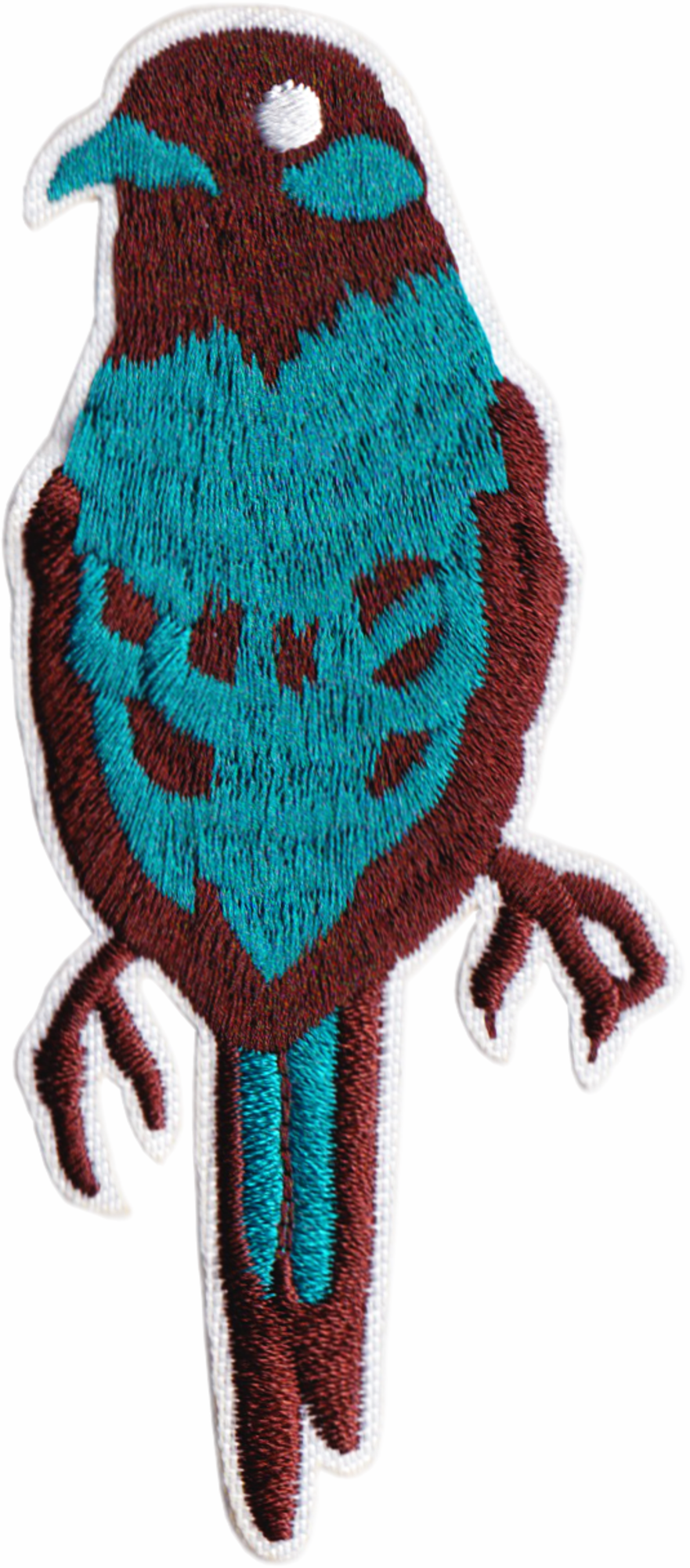 Patch - Bird - Brown And Teal