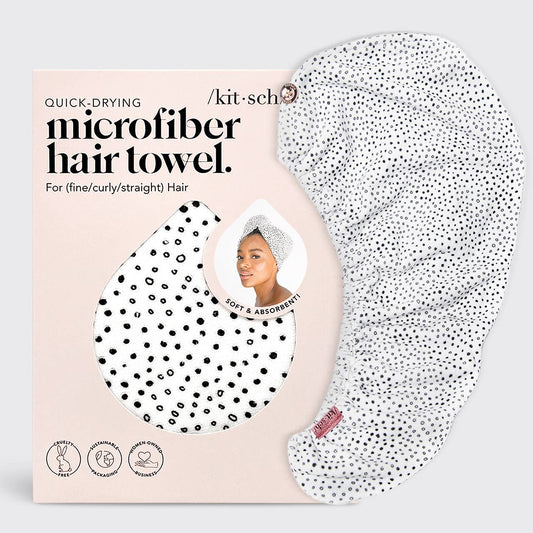 Quick Dry Hair Towel | Micro Dot