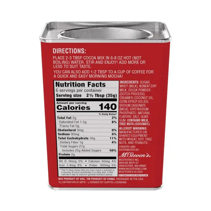 Season’S Greetings Red Car Double Chocolate Cocoa