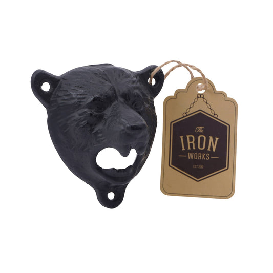 Bear Head Cast Iron Bottle Opener