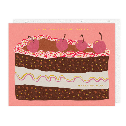 Slice of Cake - Birthday Card