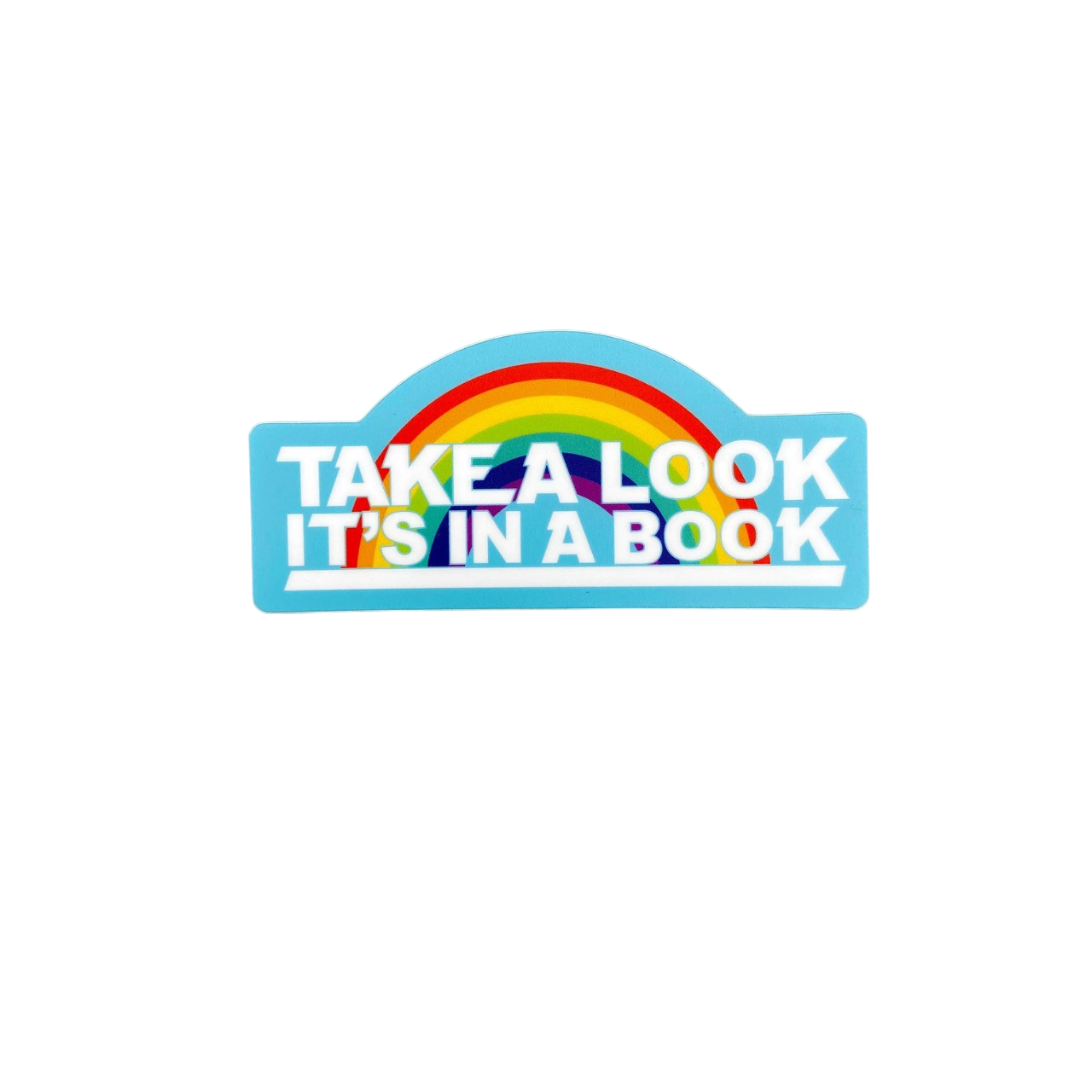 Take A Look - Reading Rainbow Vinyl Sticker