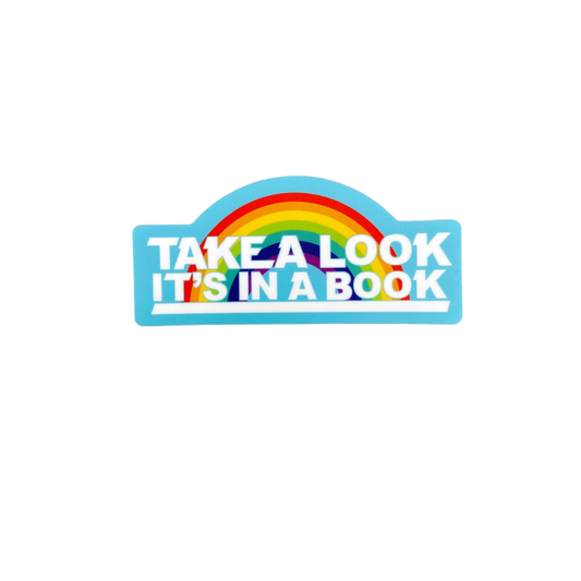 Take A Look - Reading Rainbow Vinyl Sticker