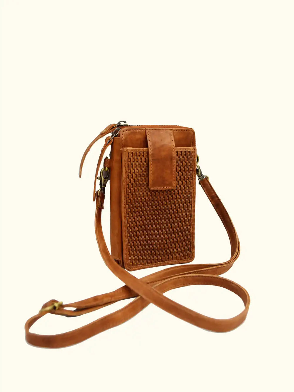 Ella Leather Phone Bag - Compact Crossbody