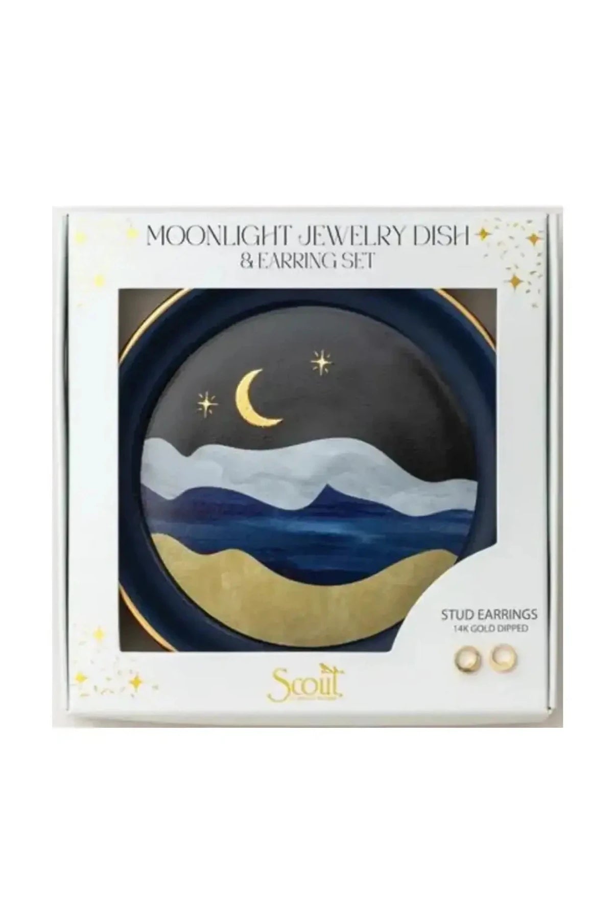 Jewelry Dish & Earring Set | Moonlight